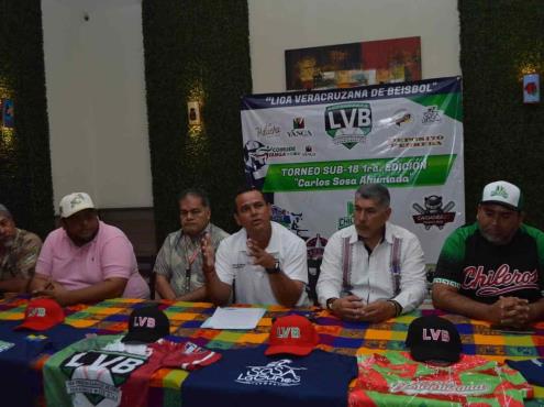 Presentan Liga Veracruzana de Beisbol Sub-18
