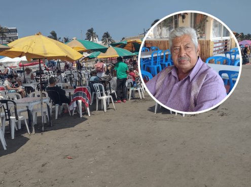 Crece demanda de servicio de alimentos en playas de Veracruz