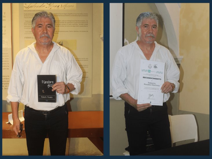 Roberto Rosales re-presentó su libro ‘Fúnebre Gozo’