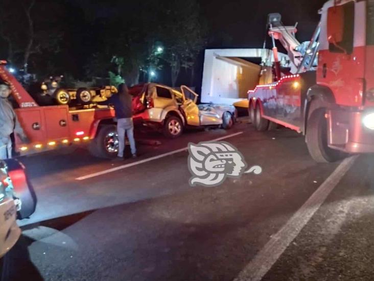 Restablecen circulación en la autopista Puebla-Orizaba tras accidente múltiple