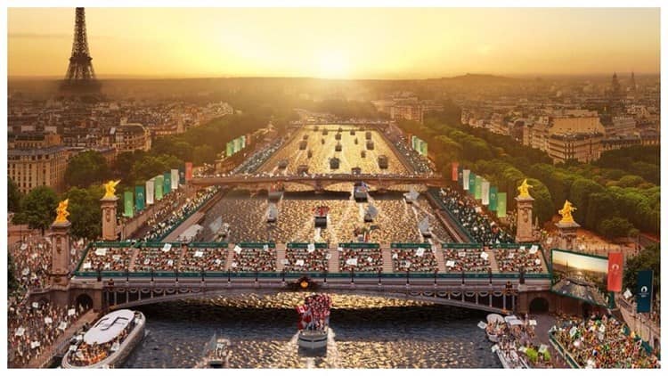 Deportistas navegarán en el Río Sena en la inauguración de Juegos Olímpicos París 2024