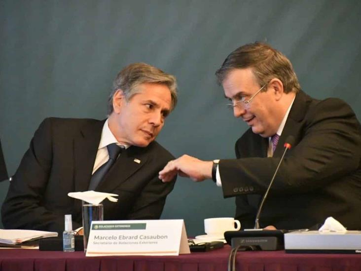 Ebrard y secretario de Estado de EE. UU. acuerdan cooperación de seguridad