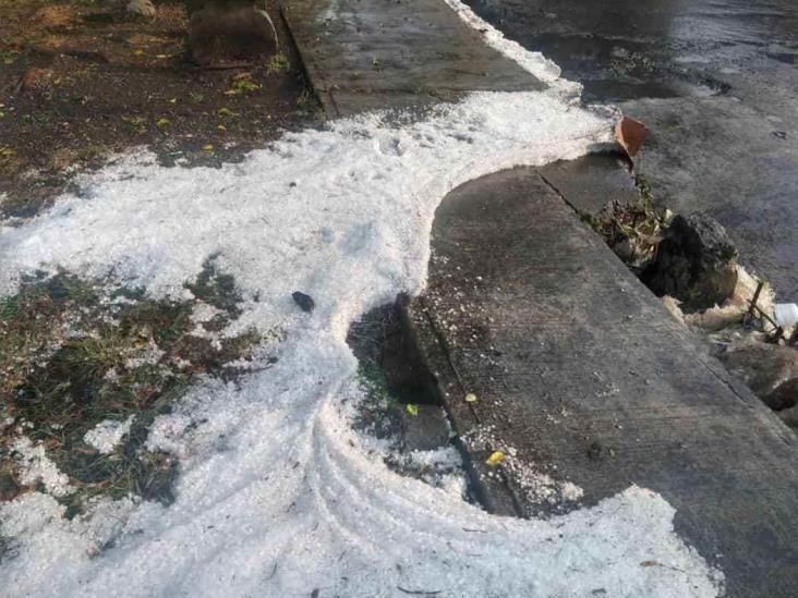 Tormenta y granizada dejan afectaciones en municipios del centro de Veracruz