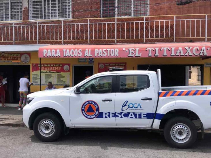 Se incendia taquería en la colonia Vista Alegre, en Boca del Río (+Video)
