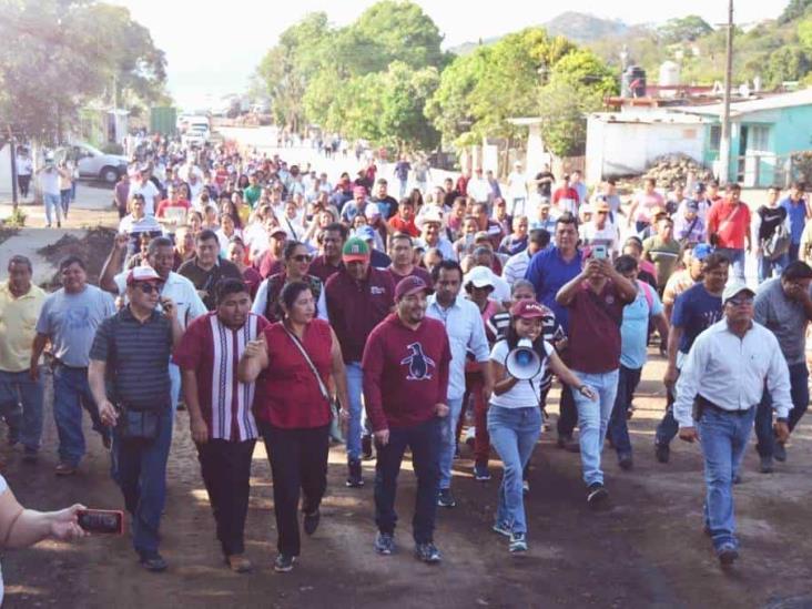 Más de medio millar de personas se sumaron a la ‘Caravana por la Justicia’ encabezada por Gómez Cazarín