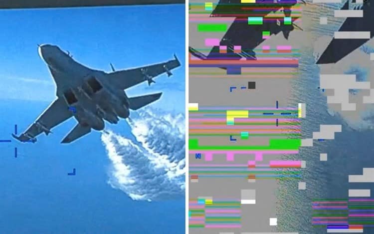Revelan video del derribo de dron estadounidense por avión ruso (+Vídeo)