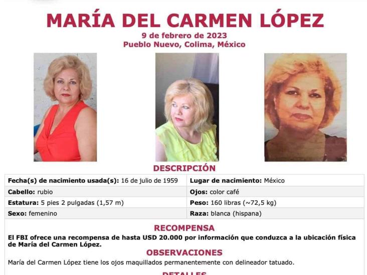 Secuestran en México a mujer norteamericana; FBI manda alerta de secuestro