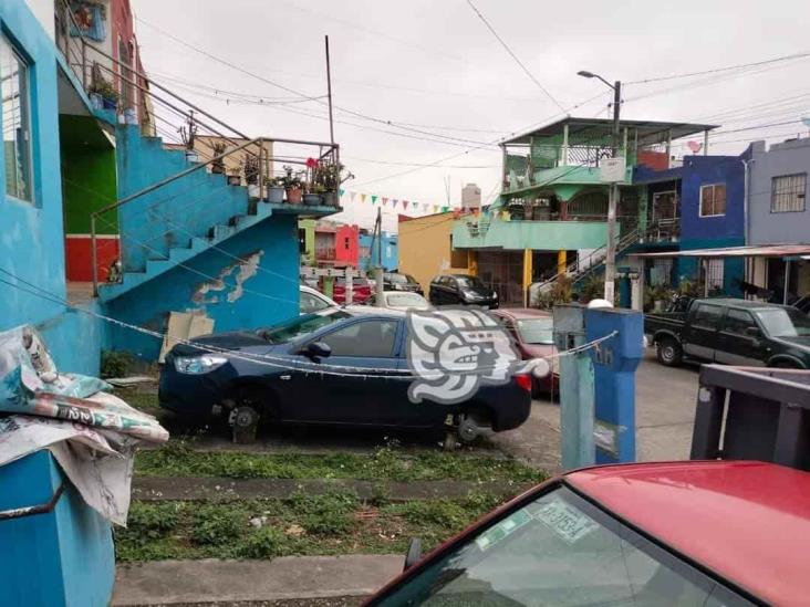 ¡Desde Puebla! Identifican a los sujetos que se dedican a robar llantas de vehículos en Veracruz