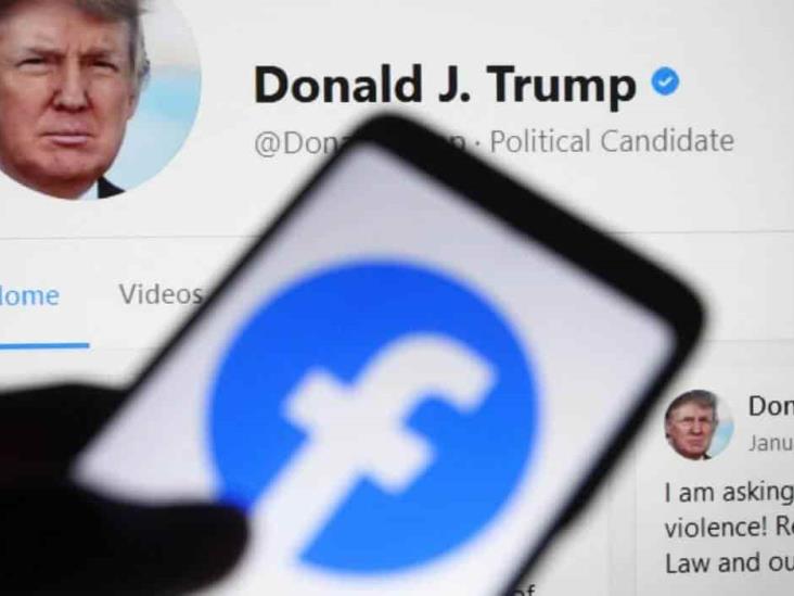 ¡Regresé! Vuelve Donald Trump a Facebook y YouTube tras veto de dos años