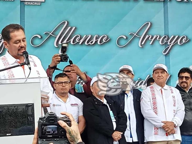 Equipo político del SNTE recuerda en cónclave en Misantla a Alfonso Arroyo Flores