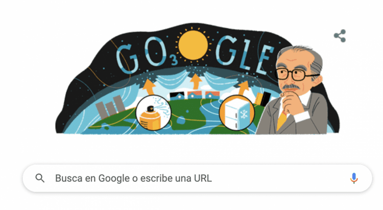 Google dedica doodle al químico mexicano Mario Molina