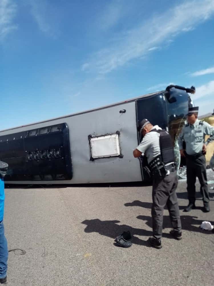 Se accidenta autobús en Zacatecas, la mayoría de pasajeros son veracruzanos