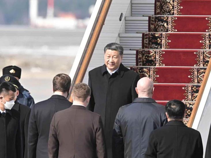 Llega Xi Jinping a Rusia; promete un nuevo impulso