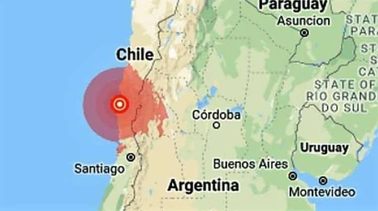 Se registra sismo de magnitud 5.5 sacude Chile; niegan emitir alerta de tsunami