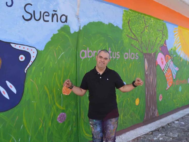 Día del Sindrome de Down: Conoce la obra del pintor Alan Téllez en Veracruz