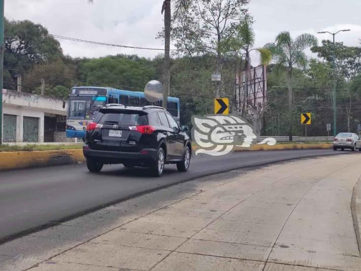 Garantiza SIOP reparación de reencarpetado en la Xalapa-Coatepec; obra no tiene fallas