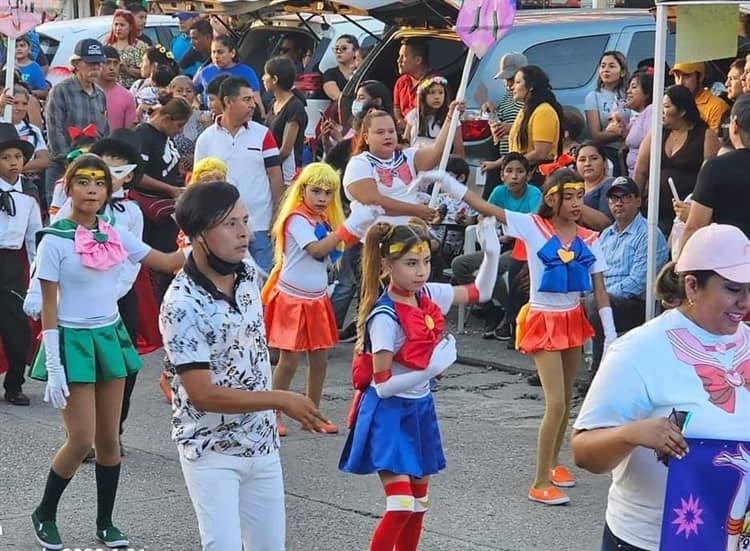 En Coatzintla, disfrutan del desfile de primavera Equinoccio 2023