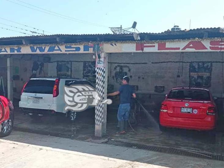 ¡Se llevan hasta el papel higiénico! Ladrones roban en autolavado de Misantla