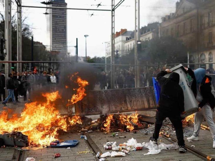 Se intensifican protestas en Francia; piden tirar reforma de pensiones