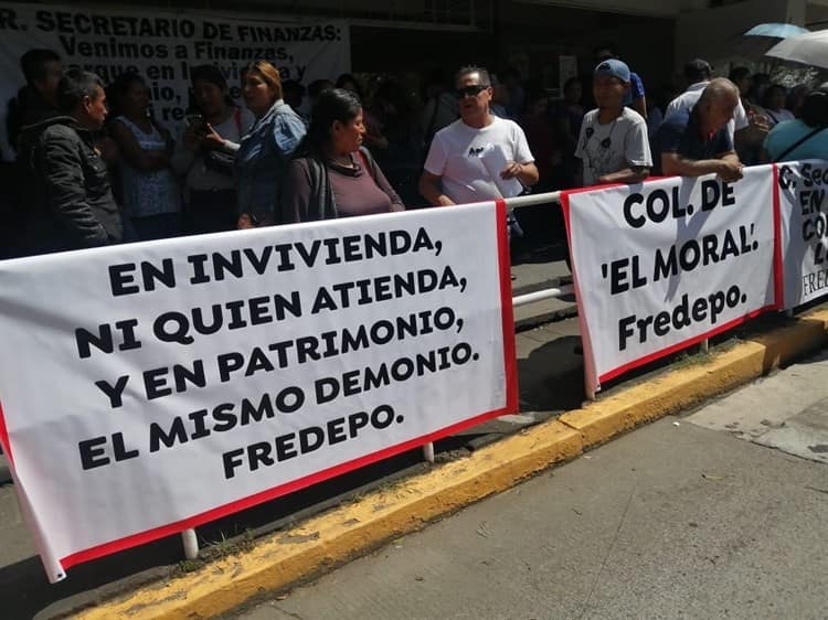 Protestan ante Sefiplan para exigir regularización y contratación de lotes