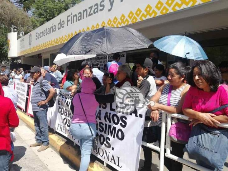 Protestan ante Sefiplan para exigir regularización y contratación de lotes