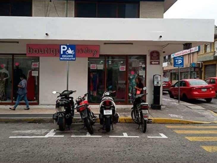 Habrá espacios para motocicletas en Centro Histórico de Veracruz