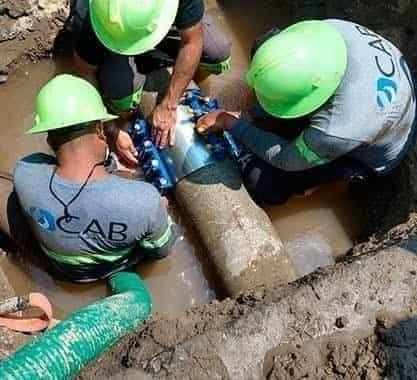 Cierran calle en Boca del Río por mantenimiento de CAB