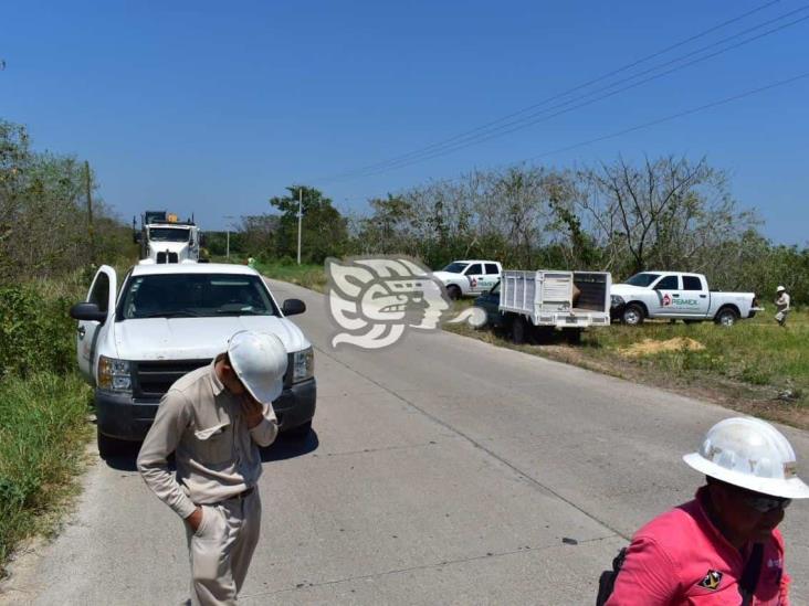 Logran contener fugas de gas en ductos de Texistepec