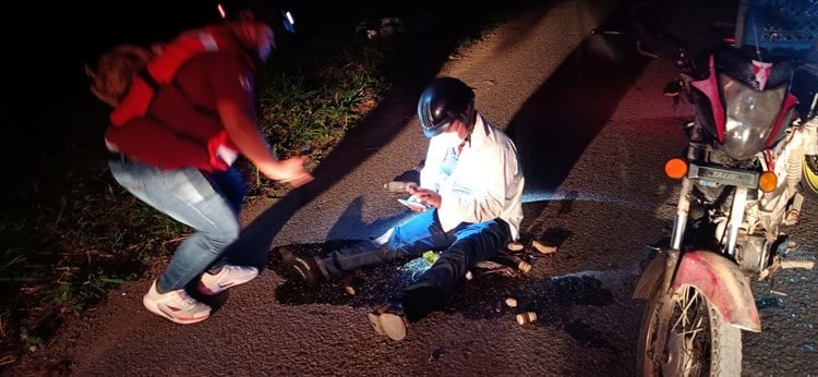 Borregos provocan accidentes en la carretera estatal de Cosamaloapan