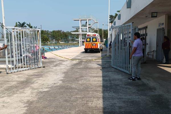 Joven muere ahogado en alberca pública de Tuxpan