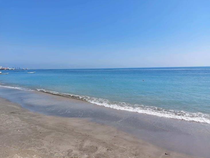 Playa de Veracruz nuevamente se pinta de color turquesa (+Video)