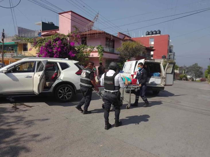 Una lesionada y daños materiales deja choque en la Progreso, de Xalapa