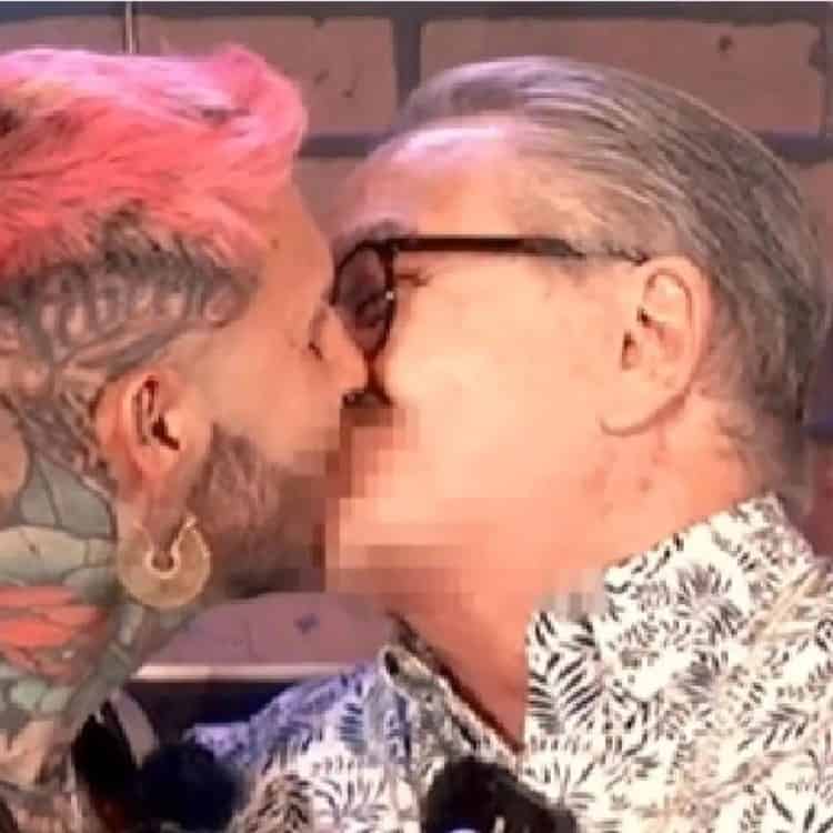 ¡De lenguita! Pedrito Sola se besa con influencer