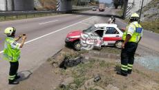 Roban taxi y terminan volcando; pasó en Orizaba (+Video)