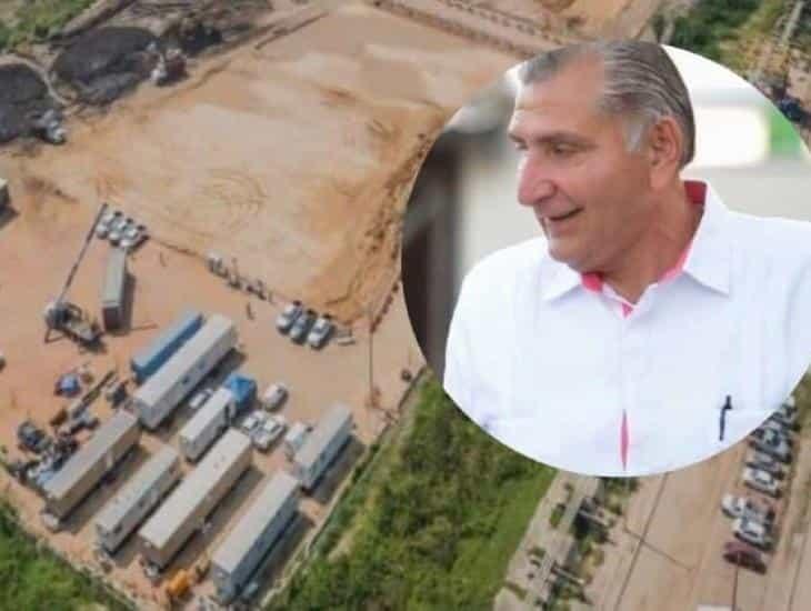 Adán Augusto llega a  Coatzacoalcos; colocará la primera piedra de Terminal Química Puerto México (+Vídeo)