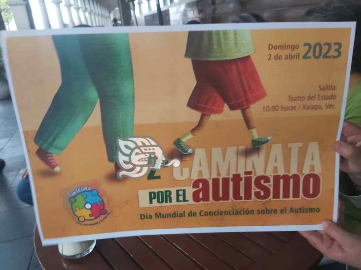 En Xalapa, habrá Caminata azul para concientizar en torno al autismo