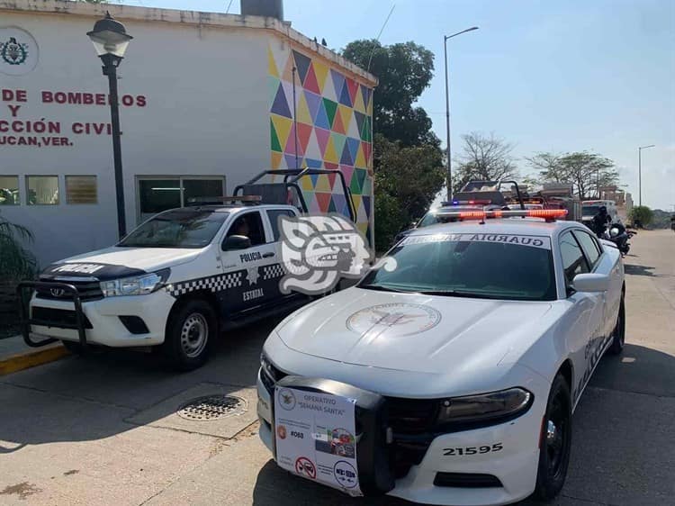 ¡Todos seguros! Arranca operativo de Semana Santa en Acayucan