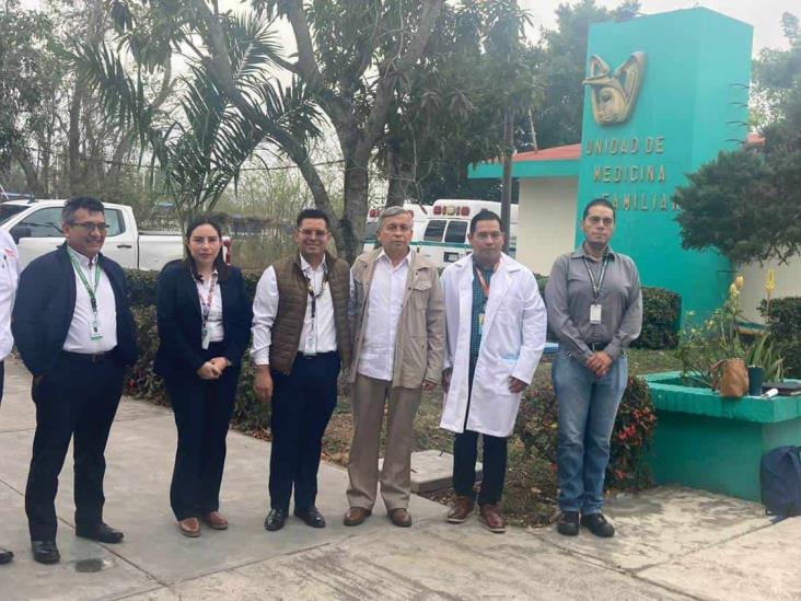 Titular del IMSS Veracruz Norte supervisa unidades médicas