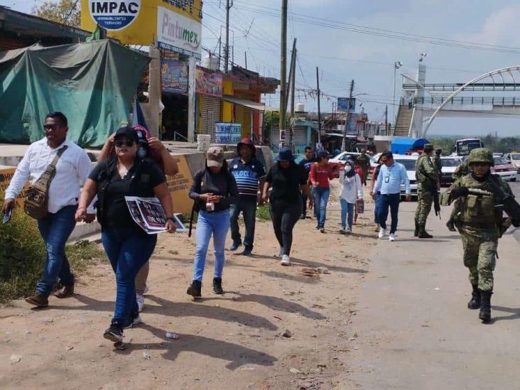 Colectivos continúa la búsqueda de sus seres queridos en municipios del sur de Veracruz