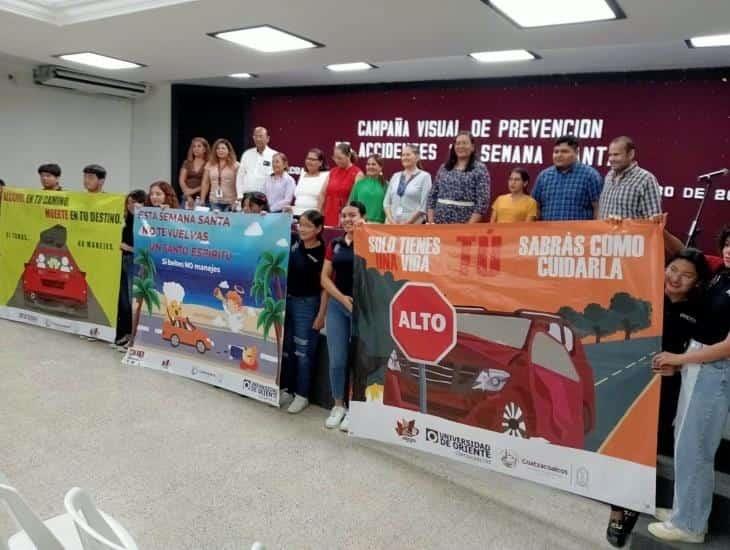 Exhibirán carteles para prevención de accidentes durante Semana Santa