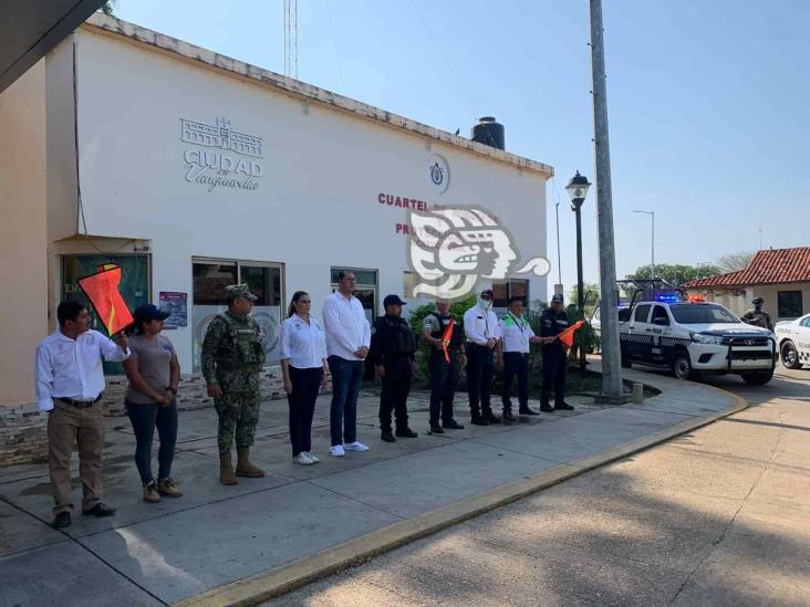 ¡Todos seguros! Arranca operativo de Semana Santa en Acayucan