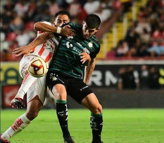 Empate grisáceo entre Necaxa y Santos