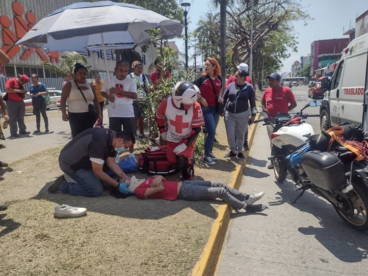 Joven es atropellada en conocida avenida de Veracruz
