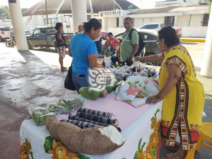 Llevaron a cabo mercado campesino en Moloacán