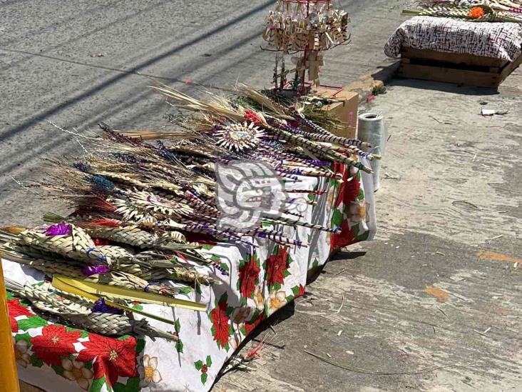 En Poza Rica se desborda la fe católica en domingo de Ramos