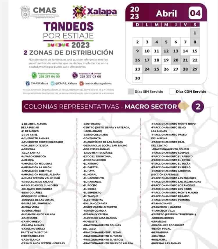 Este mes de abril siguen los tandeos en Xalapa; listo el calendario
