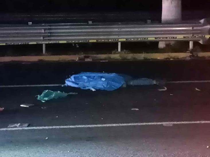 Muere arrollado abajo del puente peatonal de El Lencero