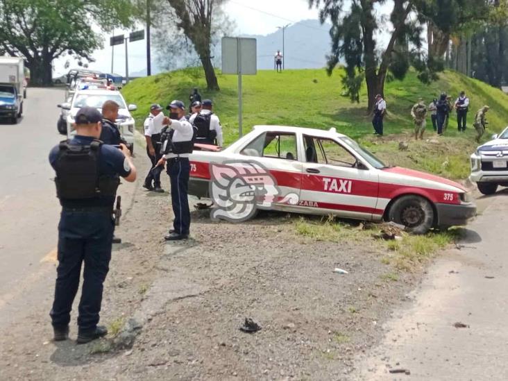 Fiscalía imputa a hombres que robaron y desbarataron taxi de Orizaba