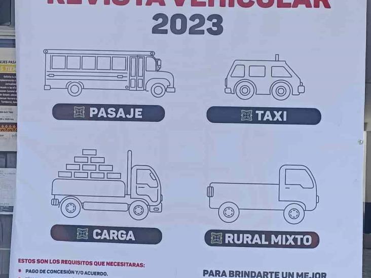 Transportistas piden buena logística para Revista Vehicular 2023