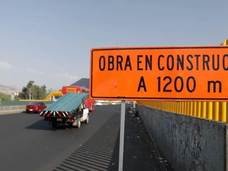 ¡Atento! Hoy inician obras en la autopista México-Puebla; checa las rutas alternas (+Video)